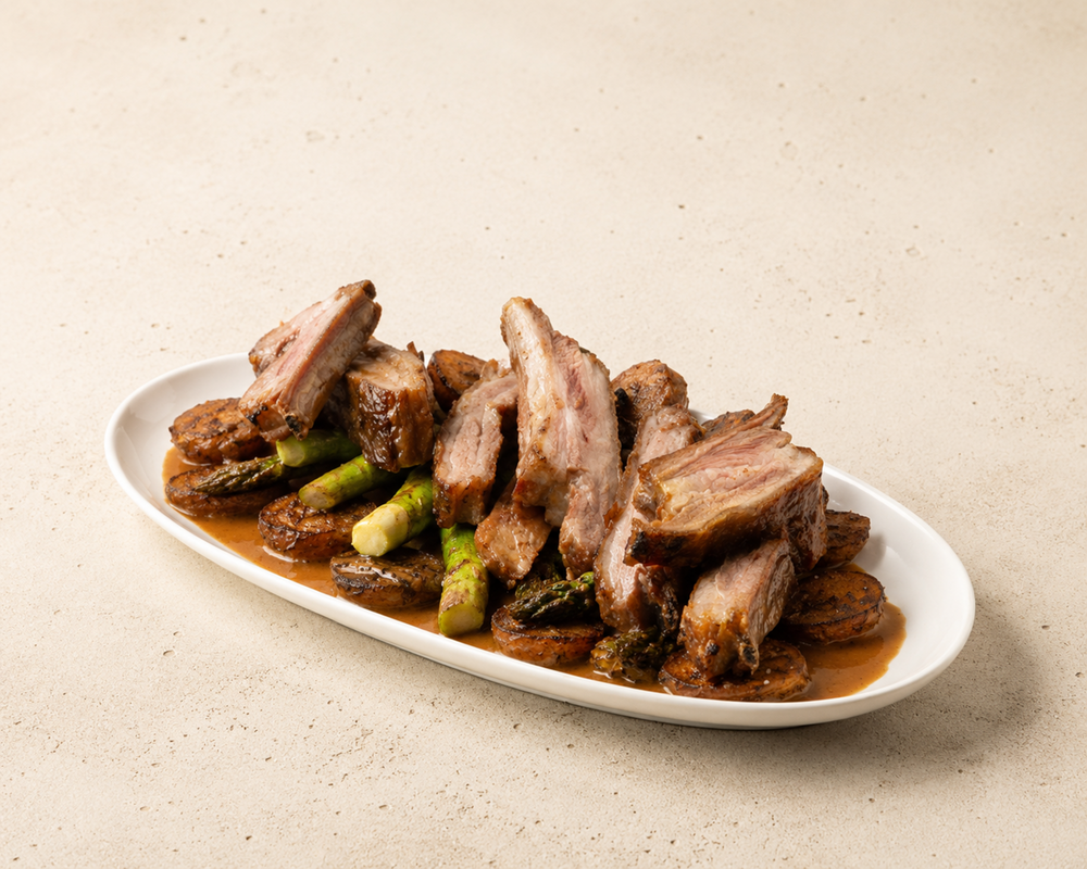 Recept: Nage - BBQ Lamsribbetjes