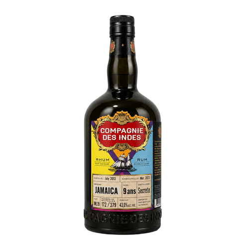 Compagnie des Indes Jamaica 9 Years Secrete 43°