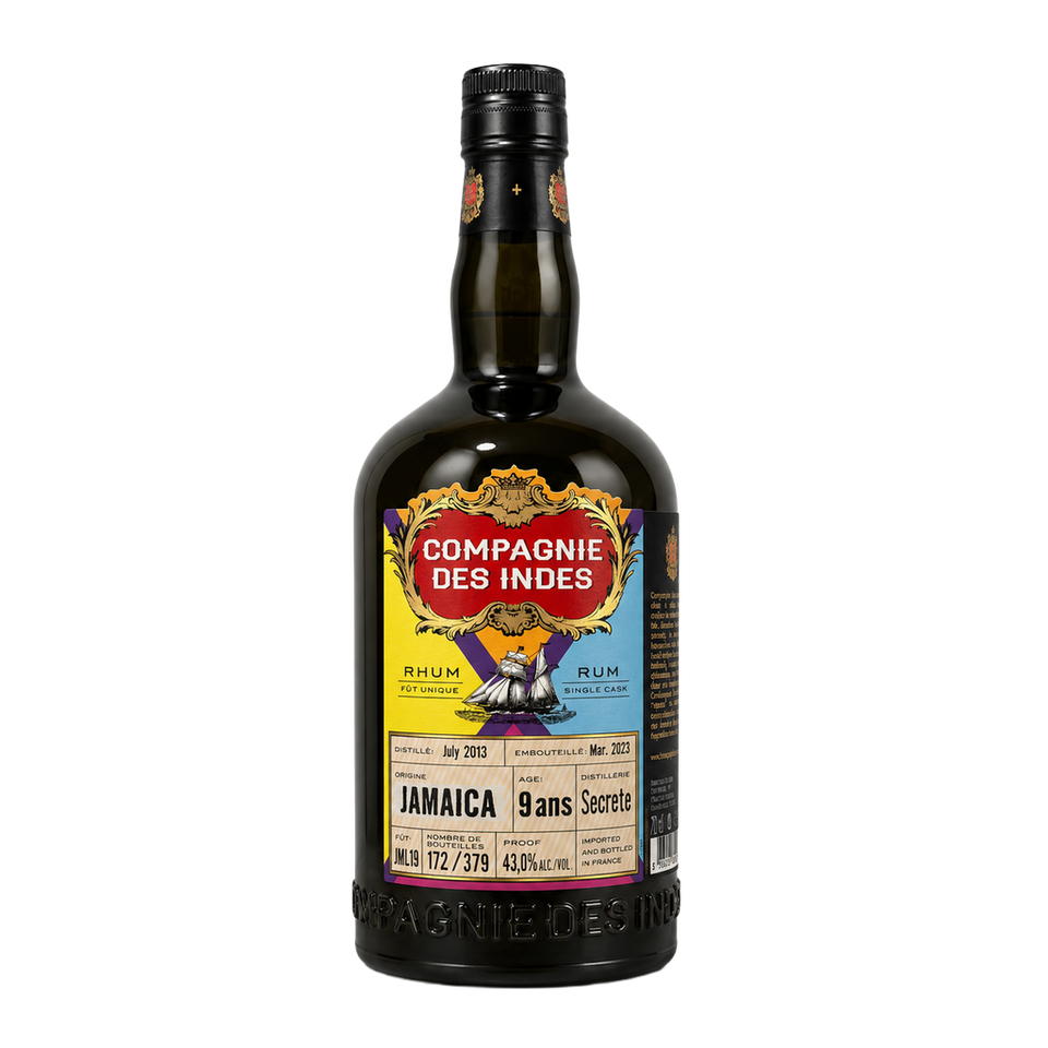 Compagnie des Indes Jamaica 9 Years Secrete 43°