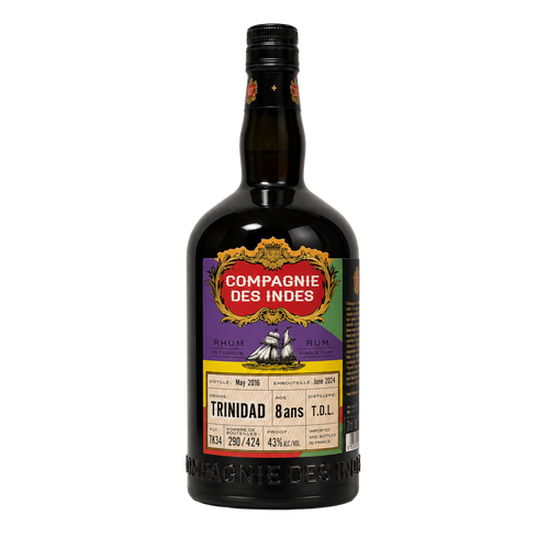Compagnie des Indes Trinidad TDL 8 years Single Cask 43°